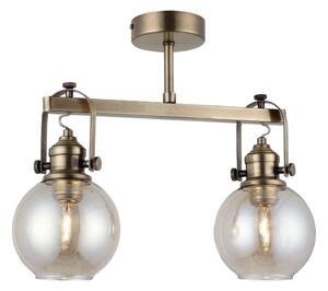 Lampadario a plafone POLINO 2xE27/40W/230V, finitura bronzo