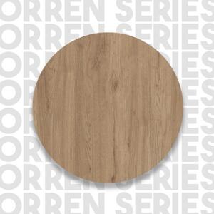 Isola Centrale Cucina 120 Cm Con Ante E Ripiani Dorian Rovere Effetto Legno