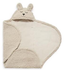 Jollein - Coperta Swaddle in pile Coniglietto 100x105 cm Torrone