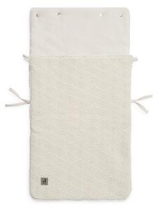 Jollein - Sacco per seggiolino auto RIVER KNIT 42x82 cm Cream White