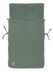 Jollein - Sacco auto in pile BASIC KNIT 42x82 cm Verde cenere