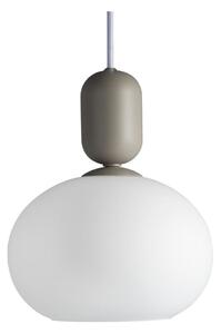 Nordlux - Lampadario a sospensione con filo NOTTI 1xE27/40W/230V grigio