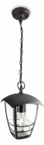 Philips 15386/30/16 - Lampadario a sospensione MYGARDEN CREEK 1xE27/60W/230V nero