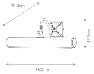 Elstead PL1-20-BLK - Lampada per quadri PICTURE 2xE14/40W/230V nero