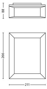 Philips 17293/93/16 - Applique da esterno KARP LED/6W/230V IP44