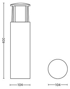 Philips 16466/93/16 - Lampada da esterno a LED MYGARDEN STOCK LED/6W/230V IP44