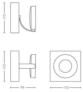 Philips 53170/31/P0 - Faretto dimmerabile MYLIVING CLOCKWORK LED/4,5W