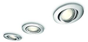 Philips 59902/11/PN - SET 3x Lampada da incasso per bagno ROOTS 3xGU10/35W