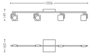Philips 53194/48/P0 - Luce Spot a LED MILLENNIUM 4xLED/4,5W/230V