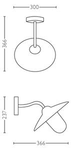 Philips 01643/30/PN - Applique da esterno HAMMOCK 1xE27/60W/230V