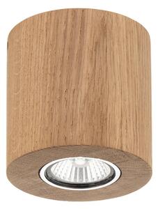 Plafoniera Wooddream rotonda 1 luce, rovere, 10cm