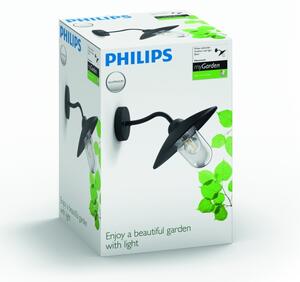 Philips 01643/30/PN - Applique da esterno HAMMOCK 1xE27/60W/230V