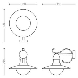 Philips 01816/30/PN - Lampada da esterno MYGARDEN TOPIARY 1xE27/60W/230V