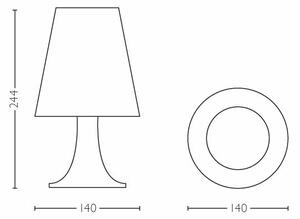 Philips 71795/30/P0 - Lampada LED da tavolo per bambini DISNEY STAR WARS 1xLED/2,3W/230V