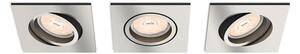 Philips 50403/17/PN - KIT 3x Lampada da incasso MYLIVING DONEGAL 1xGU10/5,5W/230V