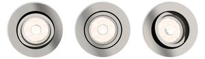 Philips 50393/17/PN - KIT 3x Lampada da incasso DONEGAL 1xGU10/5,5W/230V