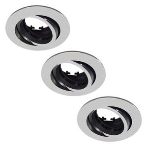 Philips 50393/17/PN - KIT 3x Lampada da incasso DONEGAL 1xGU10/5,5W/230V