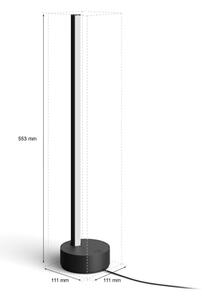 Philips - Lampada da tavolo LED RGB dimmerabile Hue LED/12W/230V 2000-6500K nero