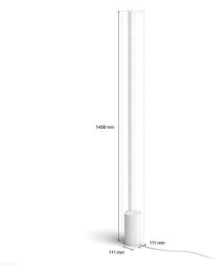 Philips - Lampada da terra LED RGBW dimmerabile Hue SIGNE LED/29W/230V 2000-6500K bianco