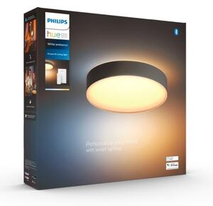 Philips - Plafoniera LED dimmerabile Hue ENRAVE M LED/19,2W/230V nera + telecomando