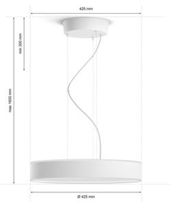 Philips - Lampadario a sospensione con filo LED dimmerabile Hue ENRAVE LED/33,5W/230V bianco + +TC
