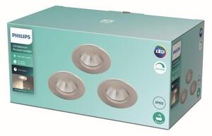 Philips - SET 3x Lampade da incasso a LED per bagno DIVE LED/5,5W/230V 2700K IP65