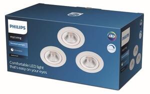 Philips - SET 3x LED Luce da incasso dimmerabile DIVE LED/5,5W/230V 2700K