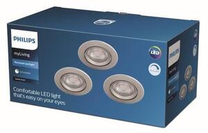 Philips - SET 3x Lampada LED da incasso dimmerabile DIVE LED/5W/230V 2700K