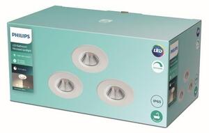 Philips - SET 3x Lampada da bagno LED dimmerabile LED/5,5W/230V 2700K IP65