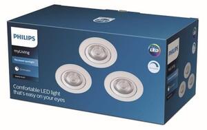 Philips - SET 3x Lampada LED da incasso dimmerabile DIVE LED/5W/230V 2700K