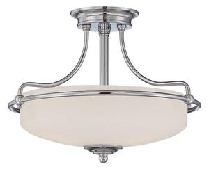 Elstead QZ-GRIFFIN-SFS-C - Lampadario a plafone GRIFFIN 3xE27/100W/230V cromo lucido