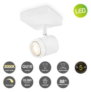 Faretto LED dimmerabile MANU 1xGU10/5,8W/230V bianco