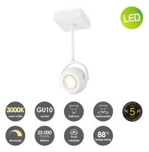 Faretto LED Dimmerabile NOP 1xGU10/5,8W/230V bianco