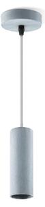 Lampadario a cavo SAGA 1xE27/40W/230V grigio