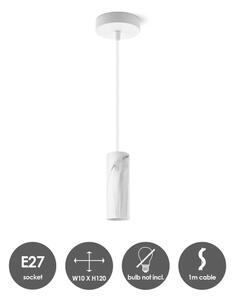 Lampadario a cavo SAGA 1xE27/40W/230V marmo