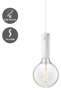 Lampadario a cavo SAGA 1xE27/40W/230V marmo
