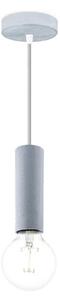 Lampadario a sospensione con filo SAGA 1xE27/40W/230V grigio