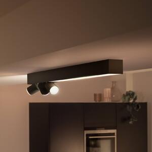 Philips Hue LED faretto da soffitto LED Centris nero a 3 luci CCT RGB