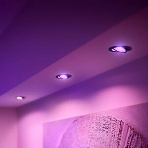 Philips Hue Faretto LED da incasso Centura nero Ø 9 cm CCT RGB 3 pezzi