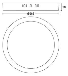 Philips - Plafoniera LED MAGNEOS LED/20W/230V 2700K bianca
