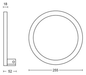 Philips 40901/30/P9-LED RGBW Applique dimmerabile Hue SANA LED/20W/230V