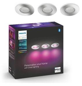 Philips - SET 3xLED RGB Luce da bagno dimmerabile Hue 1xGU10/5,7W/230V IP44