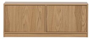 Tavolo TV modulare in rovere naturale 110x44 cm Modulair - vtwonen