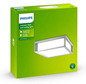 Philips - Plafoniera da esterno SKIES 2xE27/14W/230V IP44 grigio