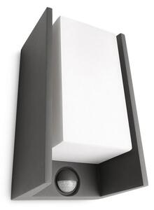 Philips - Applique da esterno con sensore BRIDGE 1xE27/15W/230V IP44