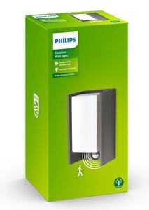 Philips - Applique da esterno con sensore BRIDGE 1xE27/15W/230V IP44