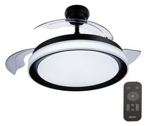 Philips - Ventilatore da soffitto LED BLISS LED/35W/230V 5500/4000/3000K nero + TC