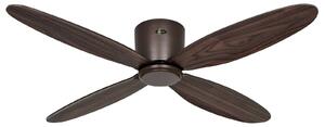 CasaFan Ventilatore da soffitto Eco Plano II, bronzo, silenzioso, Ø 132 cm