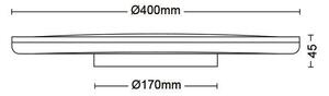 Philips- Plafoniera LED dimmerabile OZZIET SCENE SWITCH LED/22W/230V 2700K
