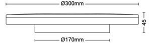 Philips- Plafoniera LED dimmerabile OZZIET SCENE SWITCH LED/18W/230V 2700K